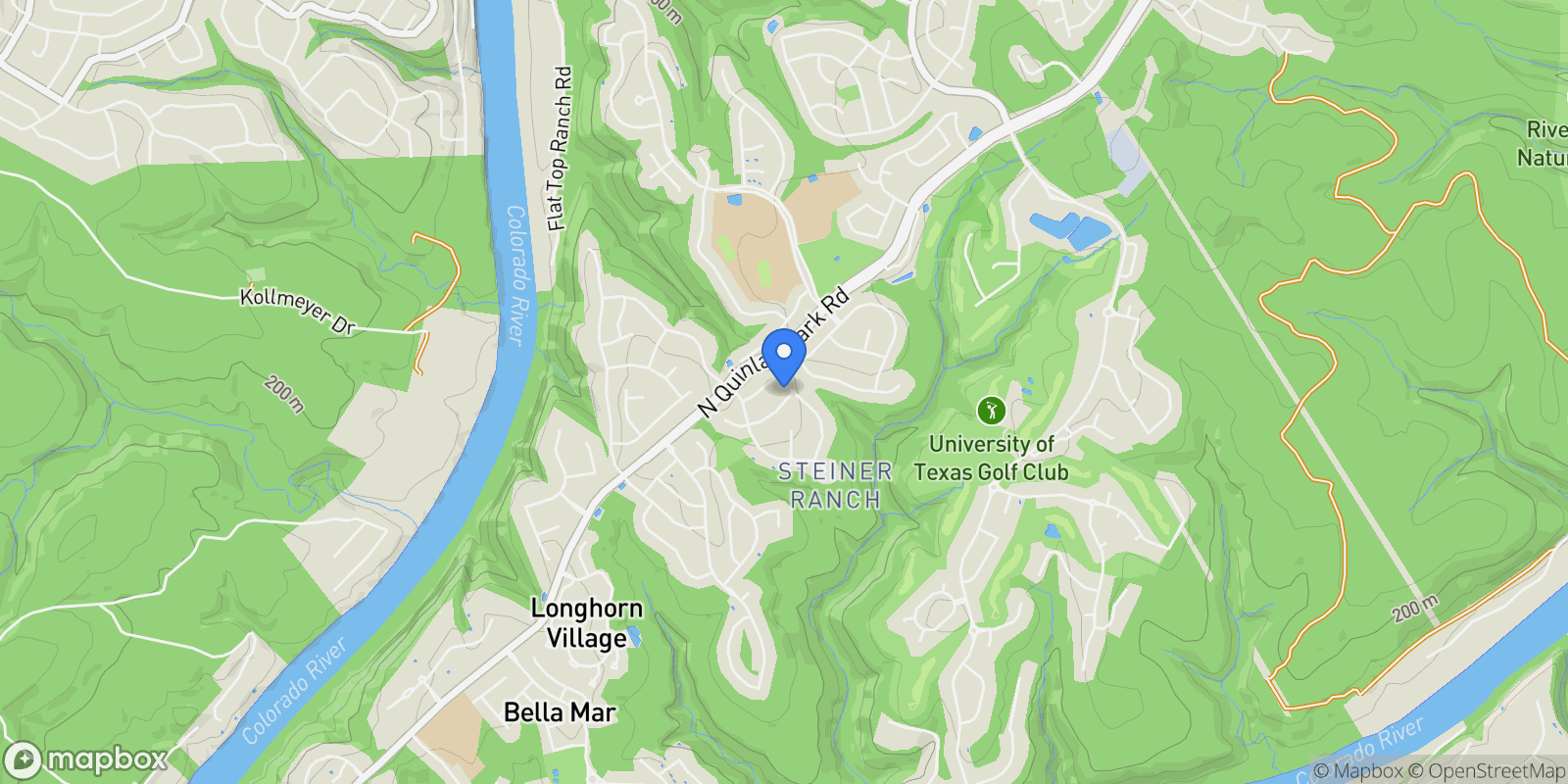 Map showing 2012 Val Verde , Austin, TX 78732, Austin, Texas, United States.
