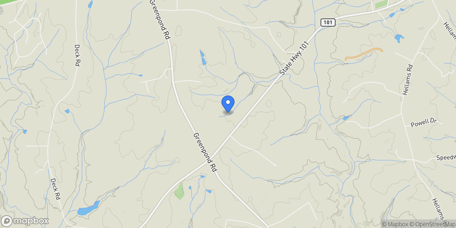 Map showing Gray Court, South Carolina, United States.