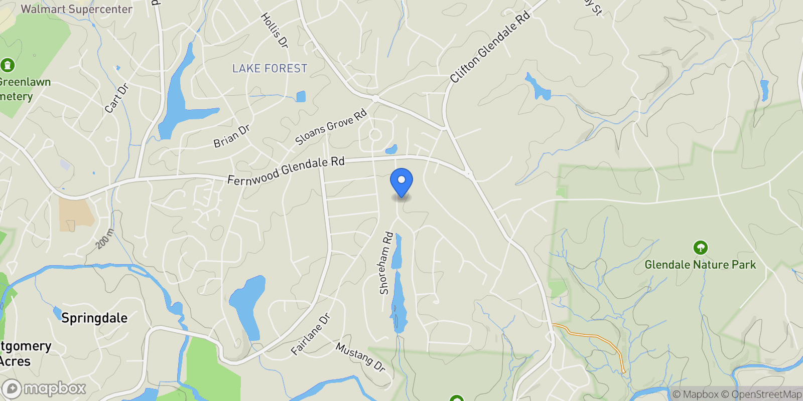 Map showing 115 Edgecombe Road, Spartanburg, SC 29307, Spartanburg, South Carolina, United States.