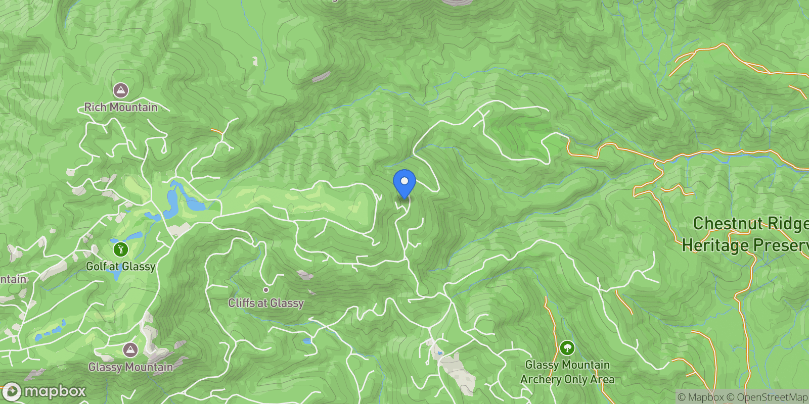 Map showing 2 Sharptop Way, Landrum, SC 29356, Landrum, South Carolina, United States.