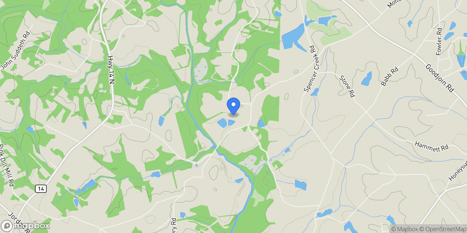 Map showing 4941 Jug Factory Road, Campobello, SC 29322, Campobello, South Carolina, United States.