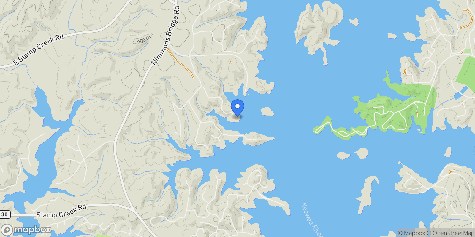 Map showing 581 Big Creek Way, Salem, SC 29676, Salem, South Carolina, United States.