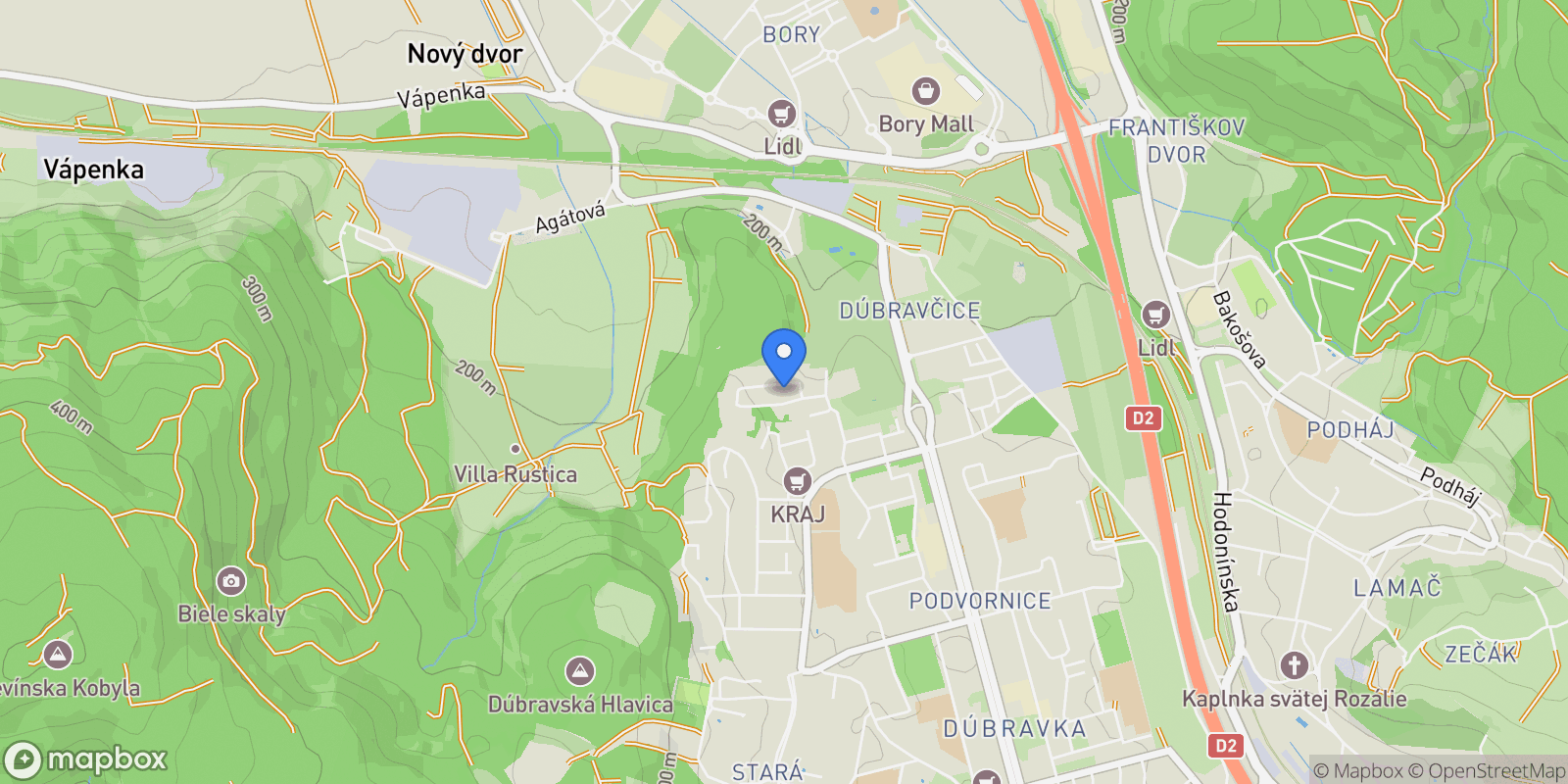 Map showing Bratislava, BL 84102, Bratislava, Bratislava Region, Slovakia.