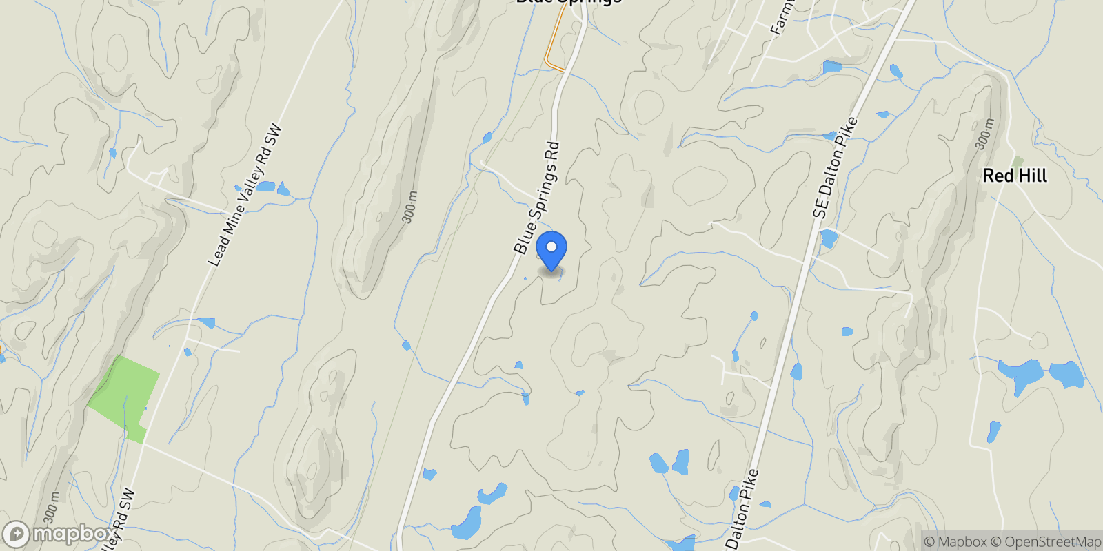 Map showing 5531 Blue Springs Rd, Cleveland, TN 37311, Cleveland, Tennessee, United States.