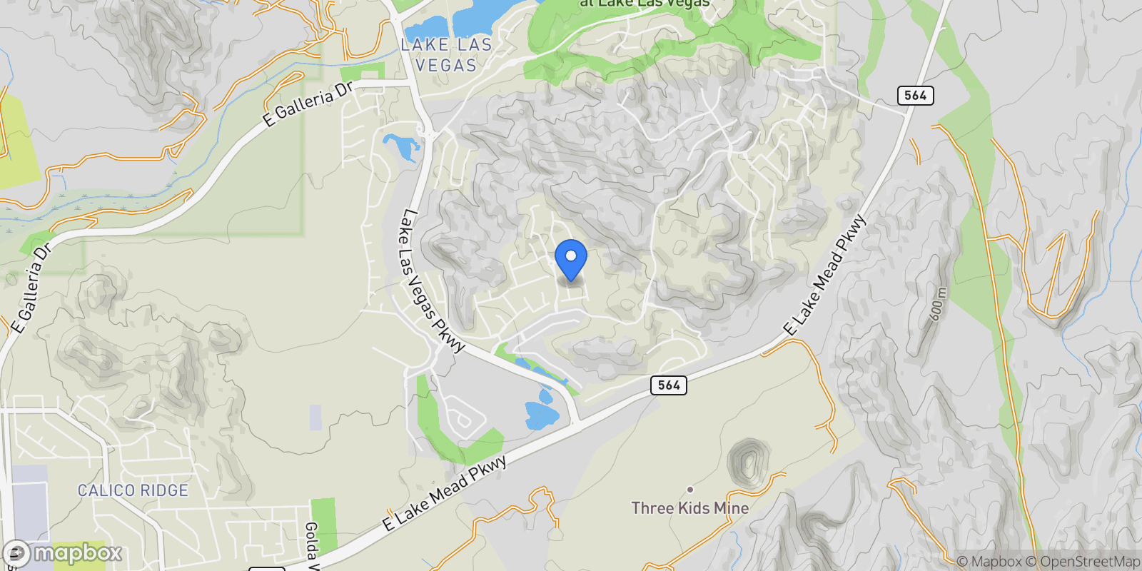 Map showing 8 Vista Outlook Street, Henderson, Nevada, United States.
