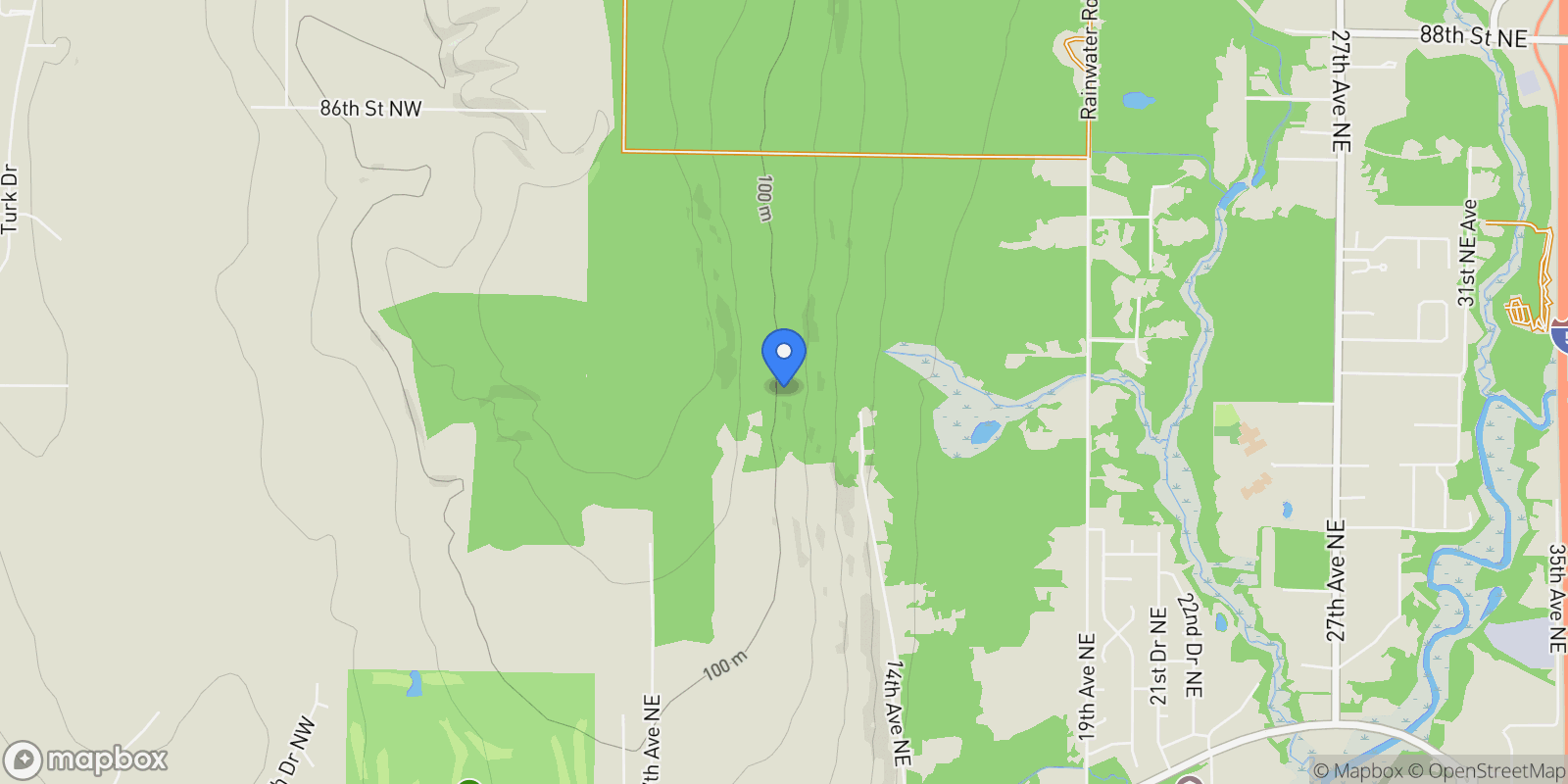 Map showing 1 xx 000, Tulalip, WA 98271, Marysville, Washington, United States.