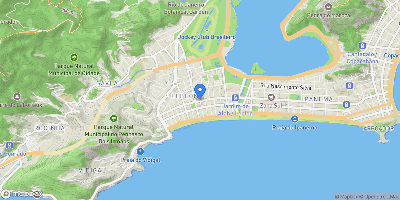 Map showing João Líra 50, RJ, Rio de Janeiro, State of Rio de Janeiro, Brazil.