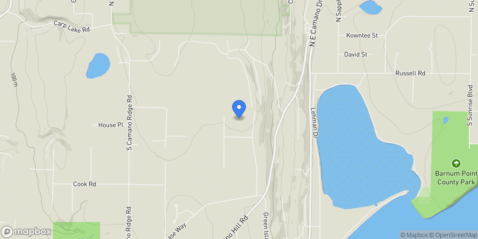 Map showing 230 Rocky Mountain High Road, Camano Island, WA 98282, Camano, Washington, United States.