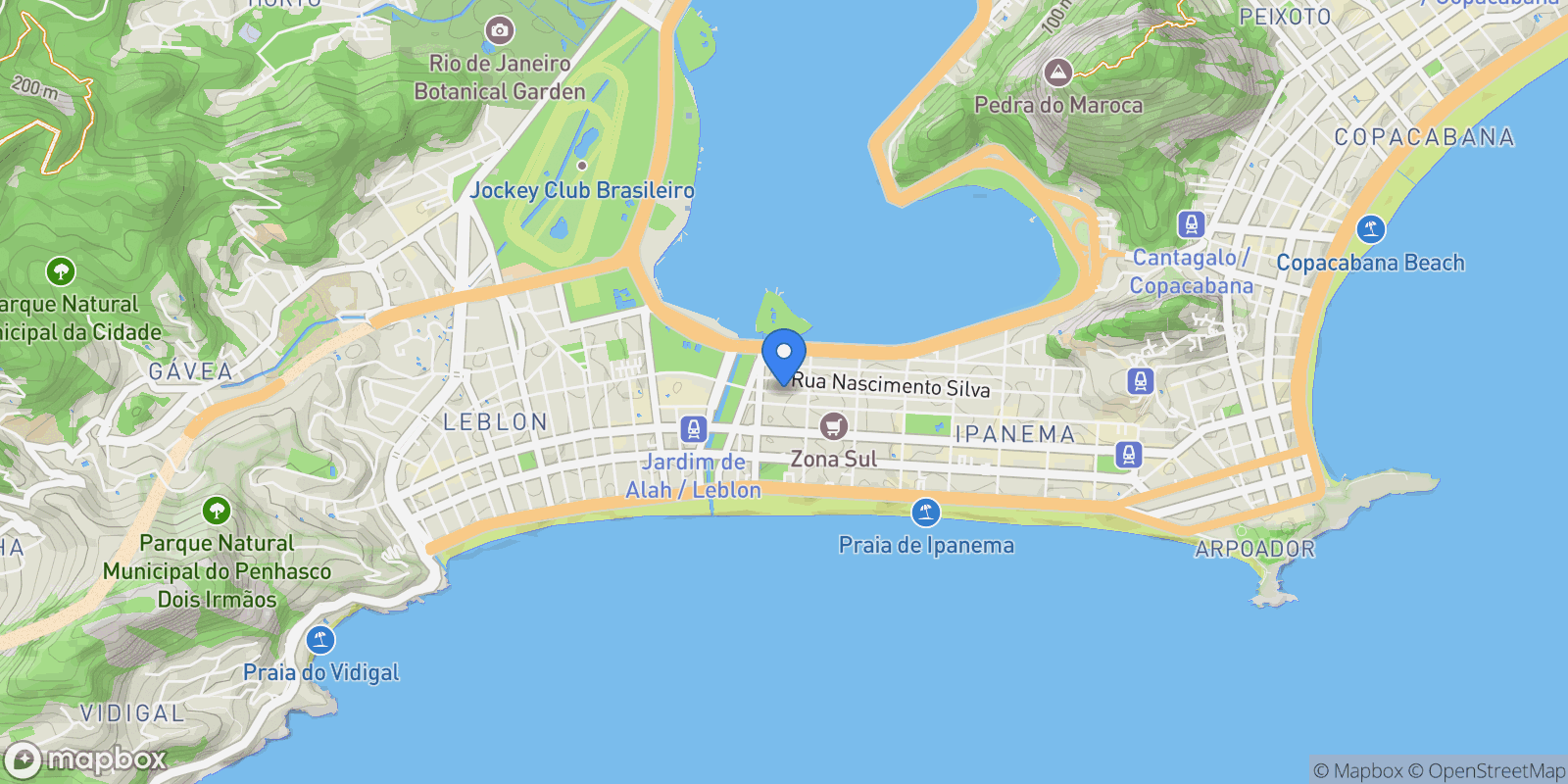 Map showing Redentor 73, RJ, Rio de Janeiro, State of Rio de Janeiro, Brazil.