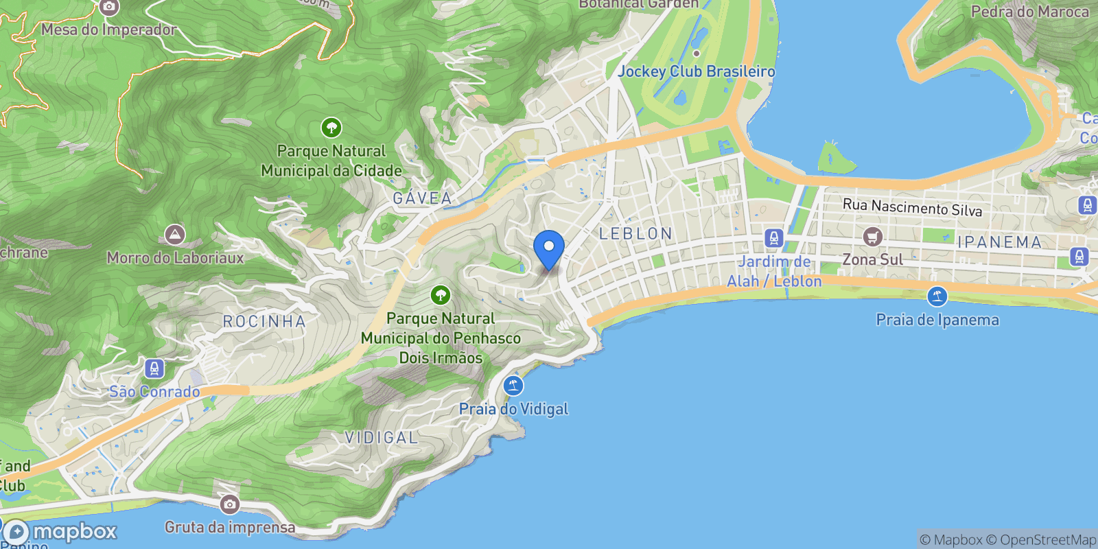 Map showing Sambaíba 613, RJ, Rio de Janeiro, State of Rio de Janeiro, Brazil.