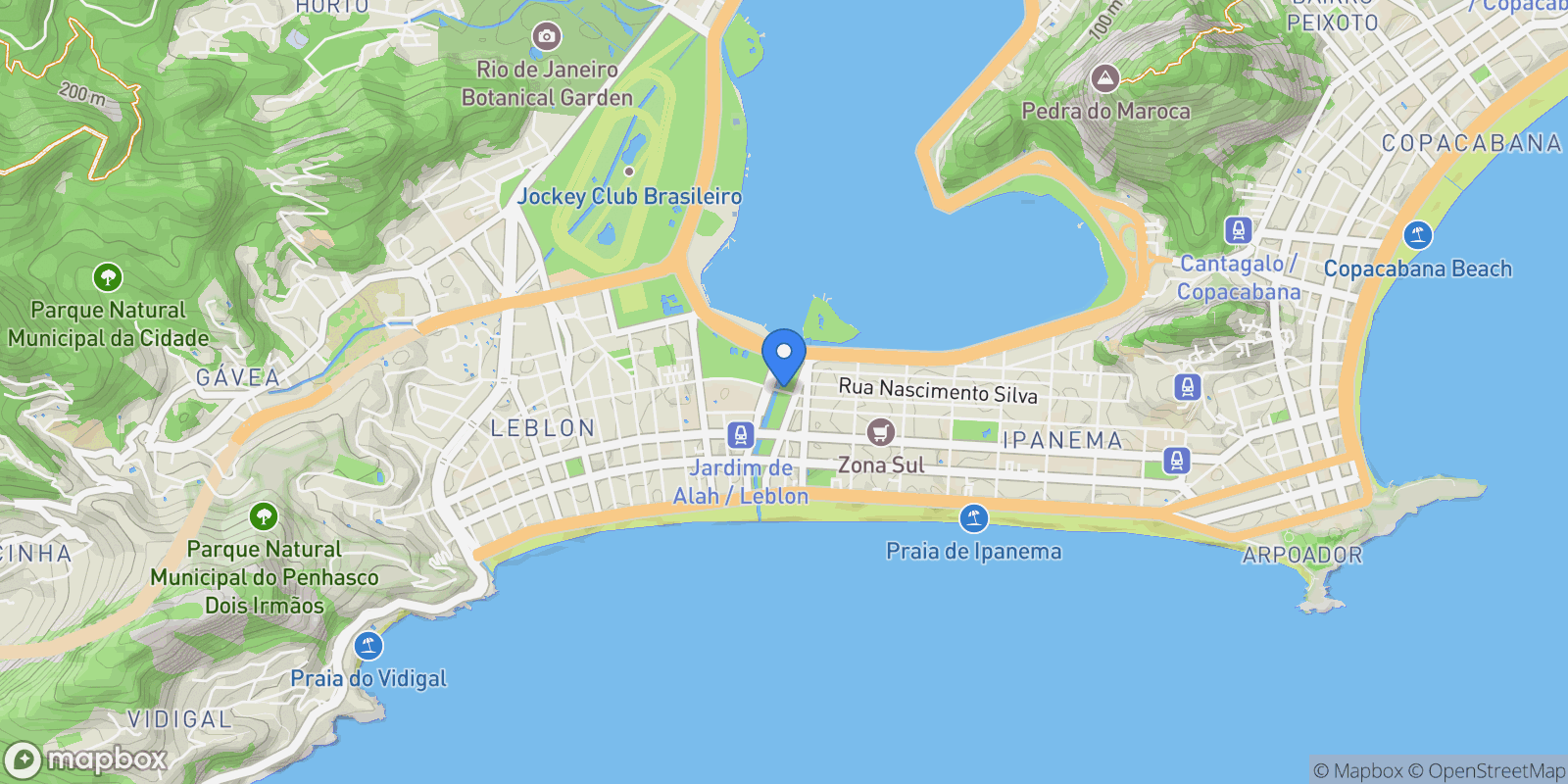 Map showing Humberto de Campos 974, RJ, Rio de Janeiro, State of Rio de Janeiro, Brazil.