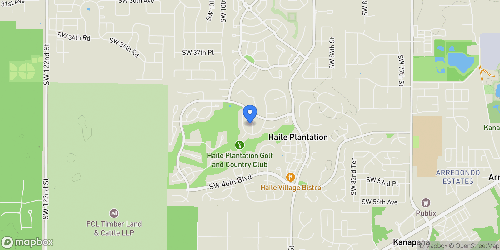 Map showing 4546 SW 95TH TERRACE, GAINESVILLE, FL 32608, Gainesville, Florida, United States.