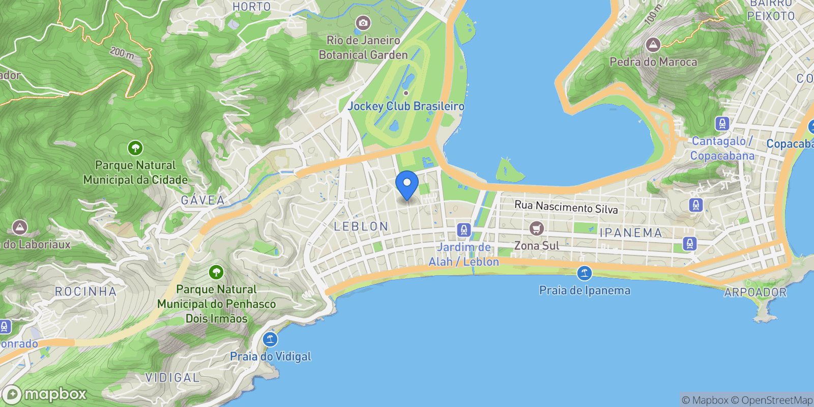 Map showing Cupertino Durão 135, RJ, Rio de Janeiro, State of Rio de Janeiro, Brazil.