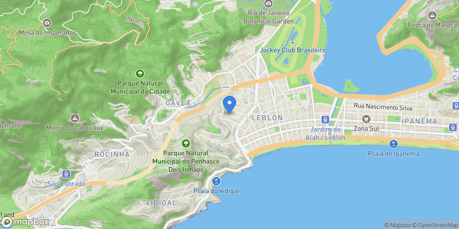Map showing Codajas 533, RJ, Rio de Janeiro, State of Rio de Janeiro, Brazil.