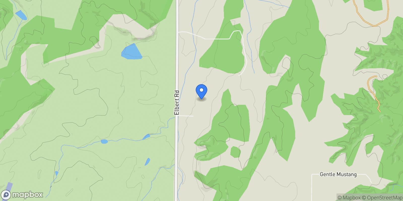 Map showing 19921 N Elbert Road, Peyton, CO 80831, Peyton, Colorado, United States.
