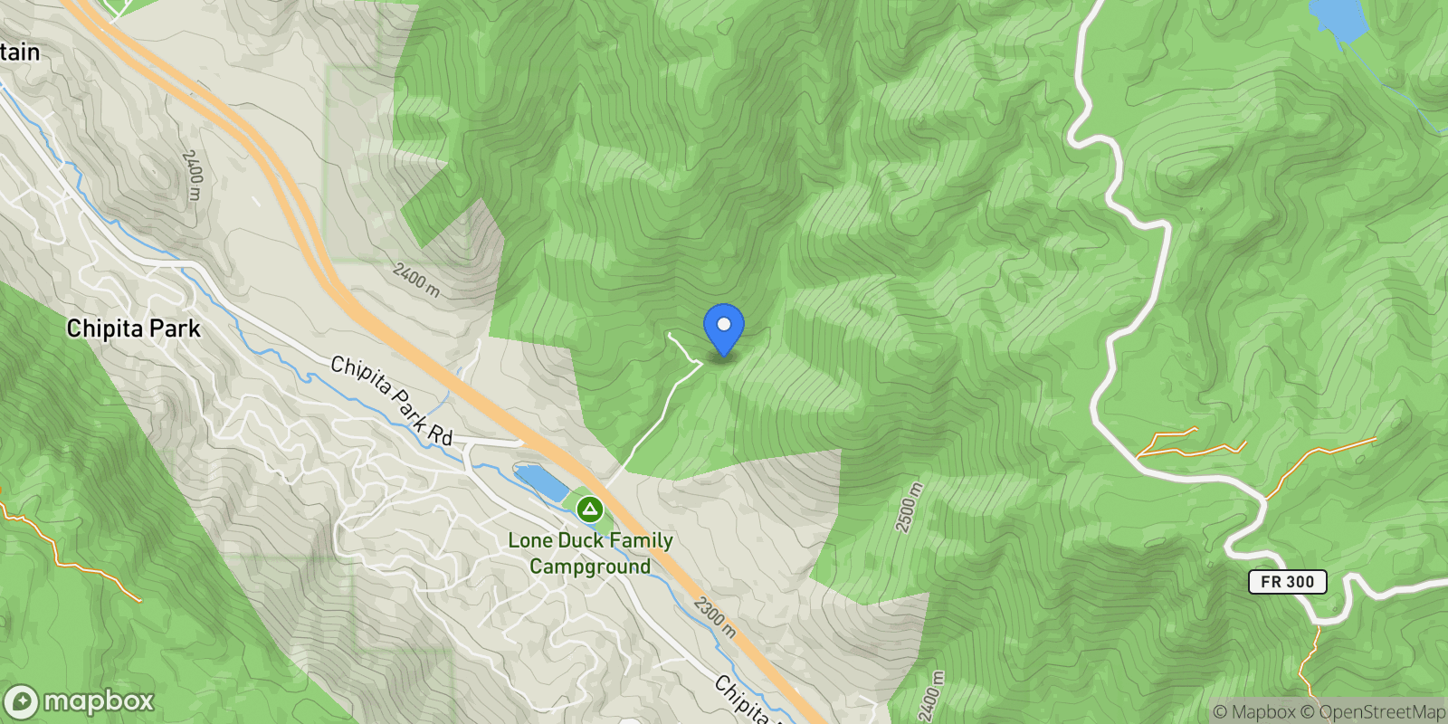Map showing 6085 Wellington Road, Cascade, CO 80809, Cascade-Chipita Park, Colorado, United States.