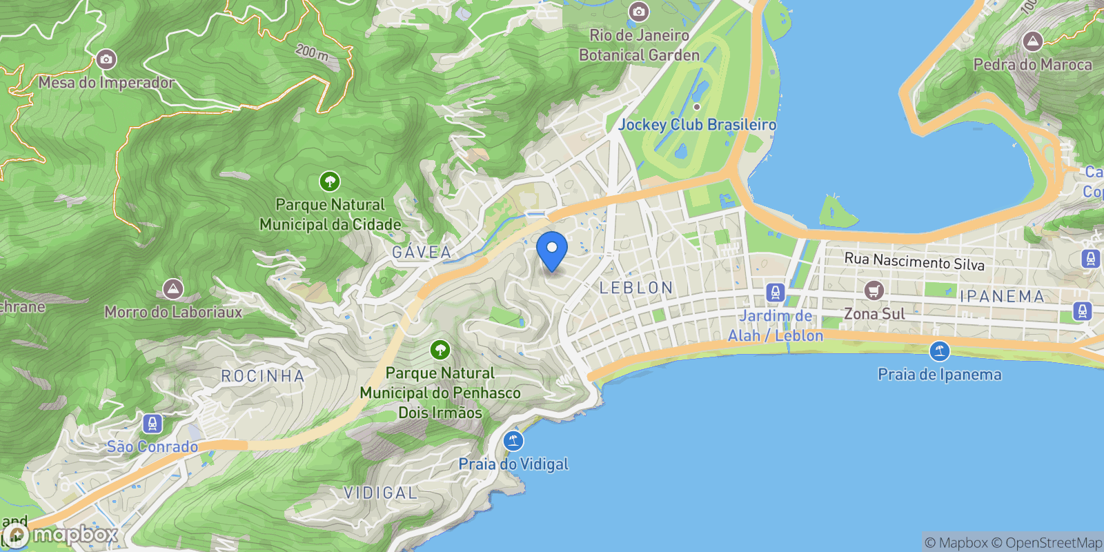 Map showing Leôncio Correia 15, RJ, Rio de Janeiro, State of Rio de Janeiro, Brazil.