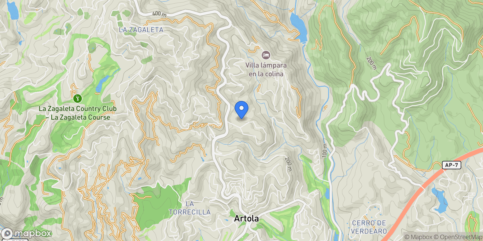 Map showing El Madroñal, Benahavis, Spain.