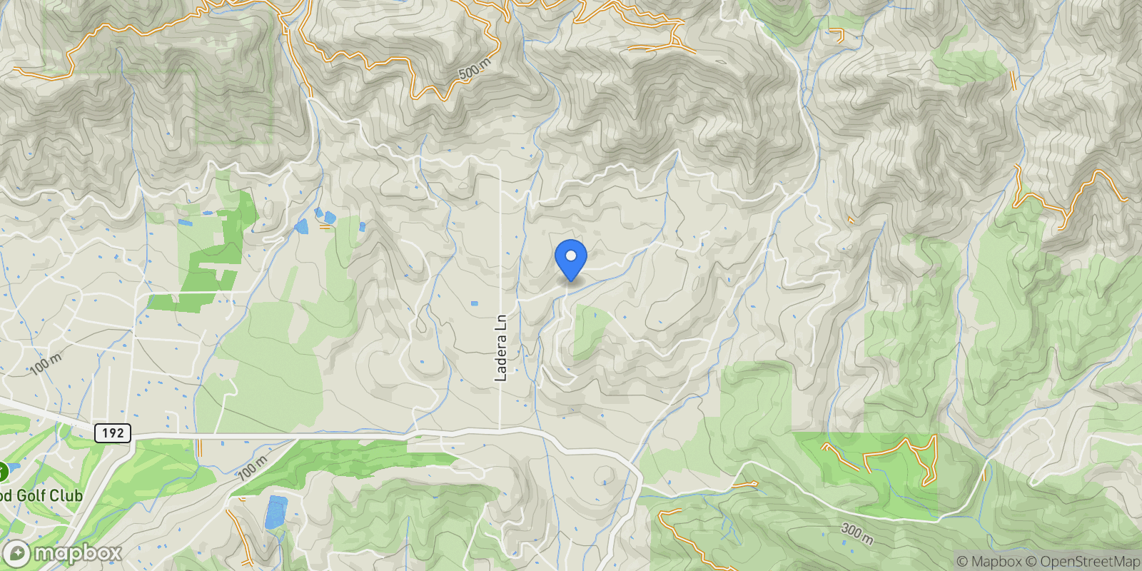 Map showing 2899 Hidden Valley Lane, Montecito, California, United States.