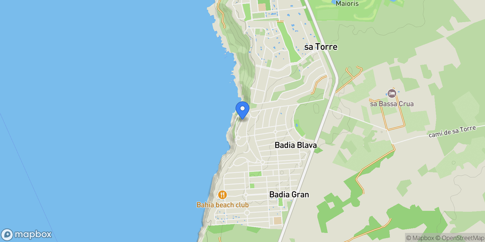 Map showing Carrer d'Orió, Llucmajor, Balearic Islands, Spain.