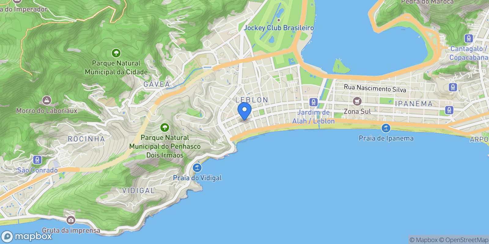 Map showing General San Martin 646, RJ, Rio de Janeiro, State of Rio de Janeiro, Brazil.