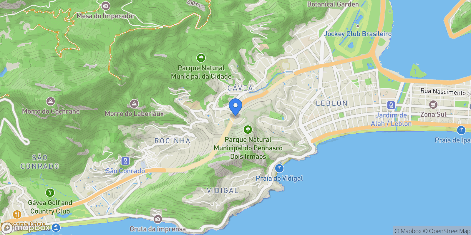 Map showing Alexandre Stockler 350, RJ, Rio de Janeiro, State of Rio de Janeiro, Brazil.