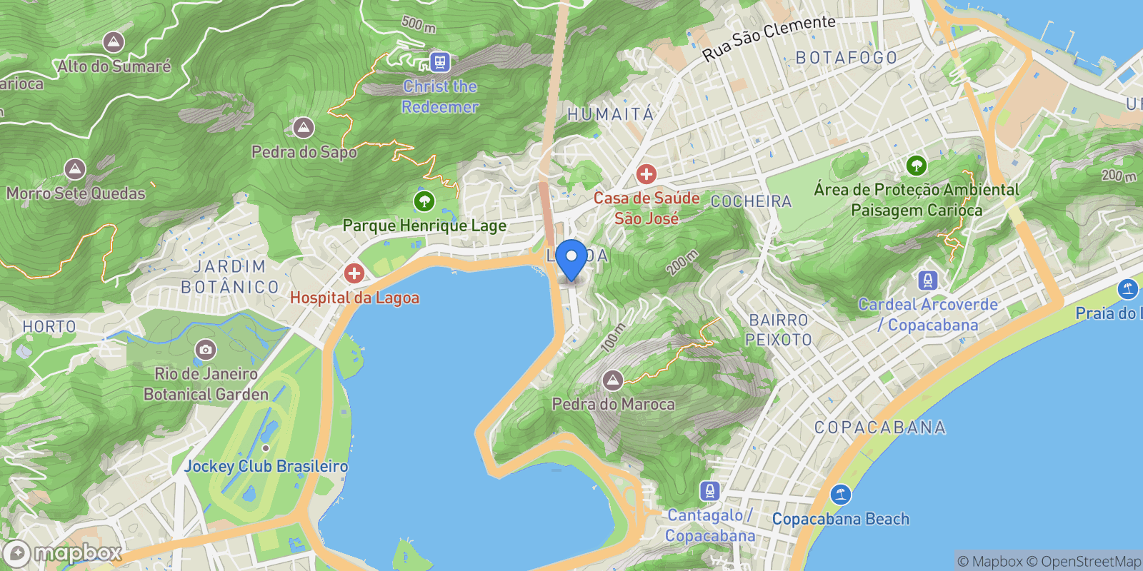 Map showing Carvalho Azevedo 52, RJ, Rio de Janeiro, State of Rio de Janeiro, Brazil.