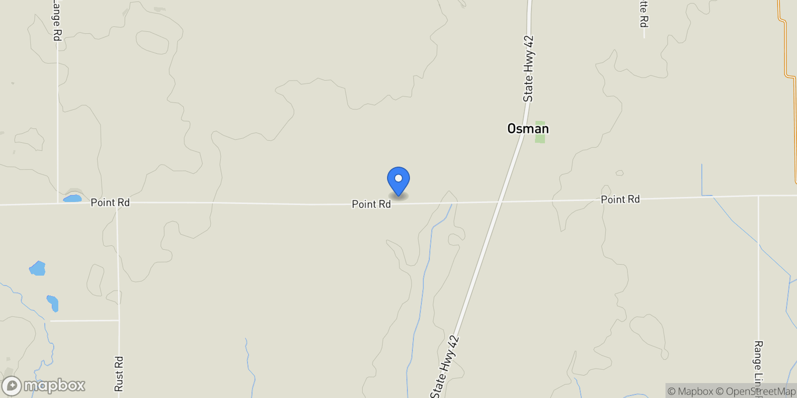 Map showing 12024 Point Creek Rd, Newton, WI 53063, Newton, Wisconsin, United States.