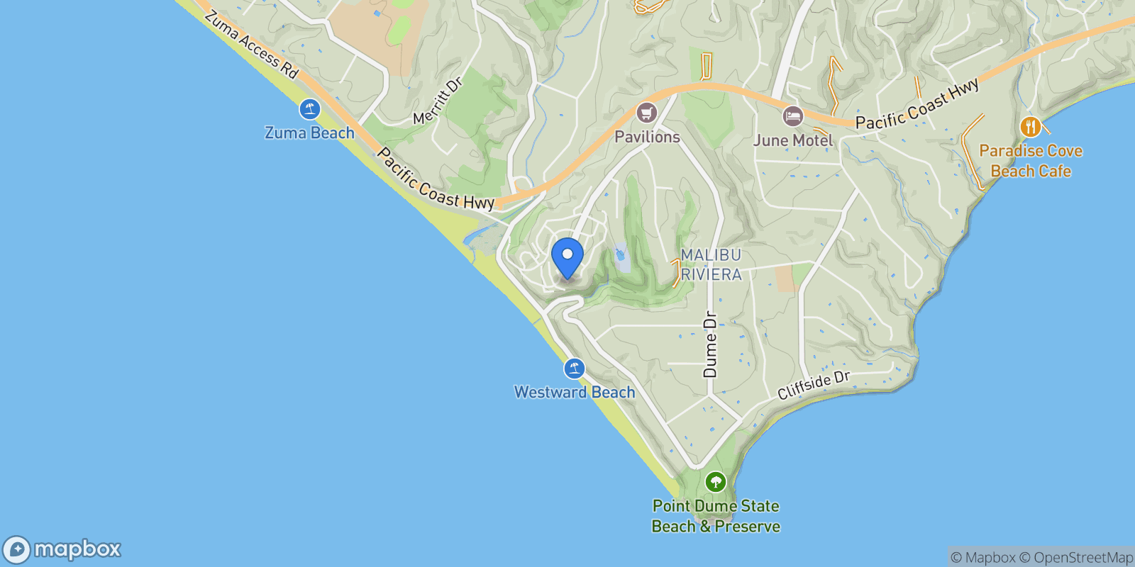 Map showing 6813 Seawatch Lane, Malibu, CA 90265, Malibu, California, United States.