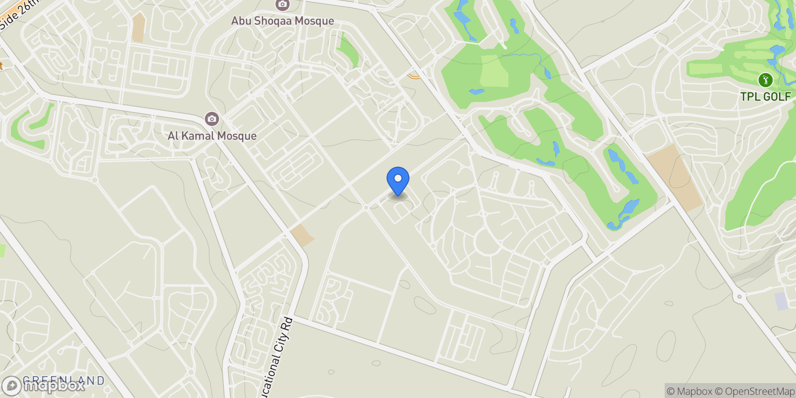 Map showing Palm Hills Golf Views, 6th of October, GZ, 6th of October City, Giza Governorate, Egypt.
