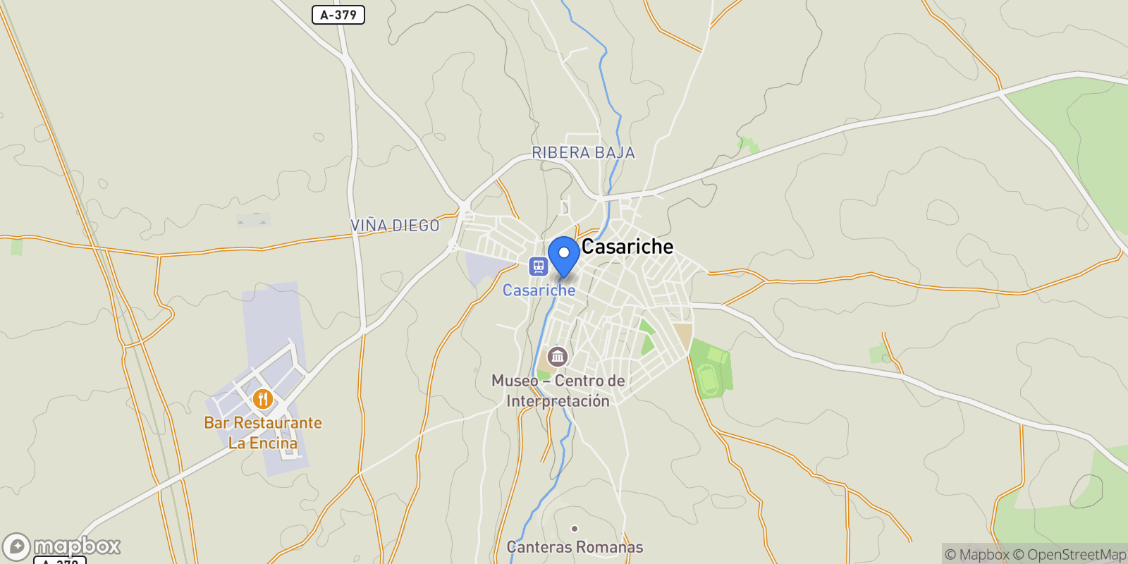Map showing 41580 Casariche, Seville, Spain, Casariche, Andalusia, Spain.