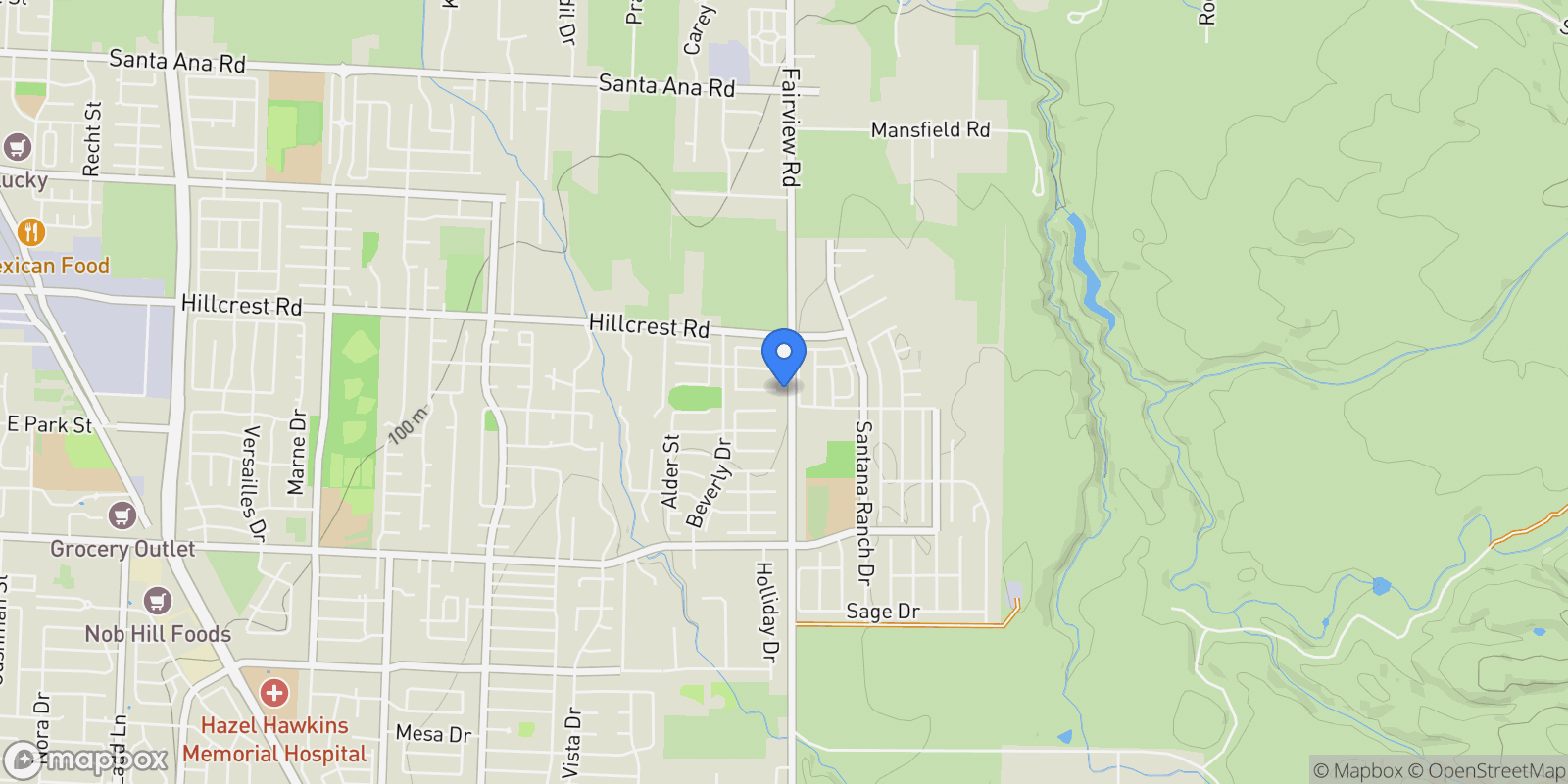 Map showing 2199 Raleigh Circle Circle, Hollister, CA 95023, Hollister, California, United States.