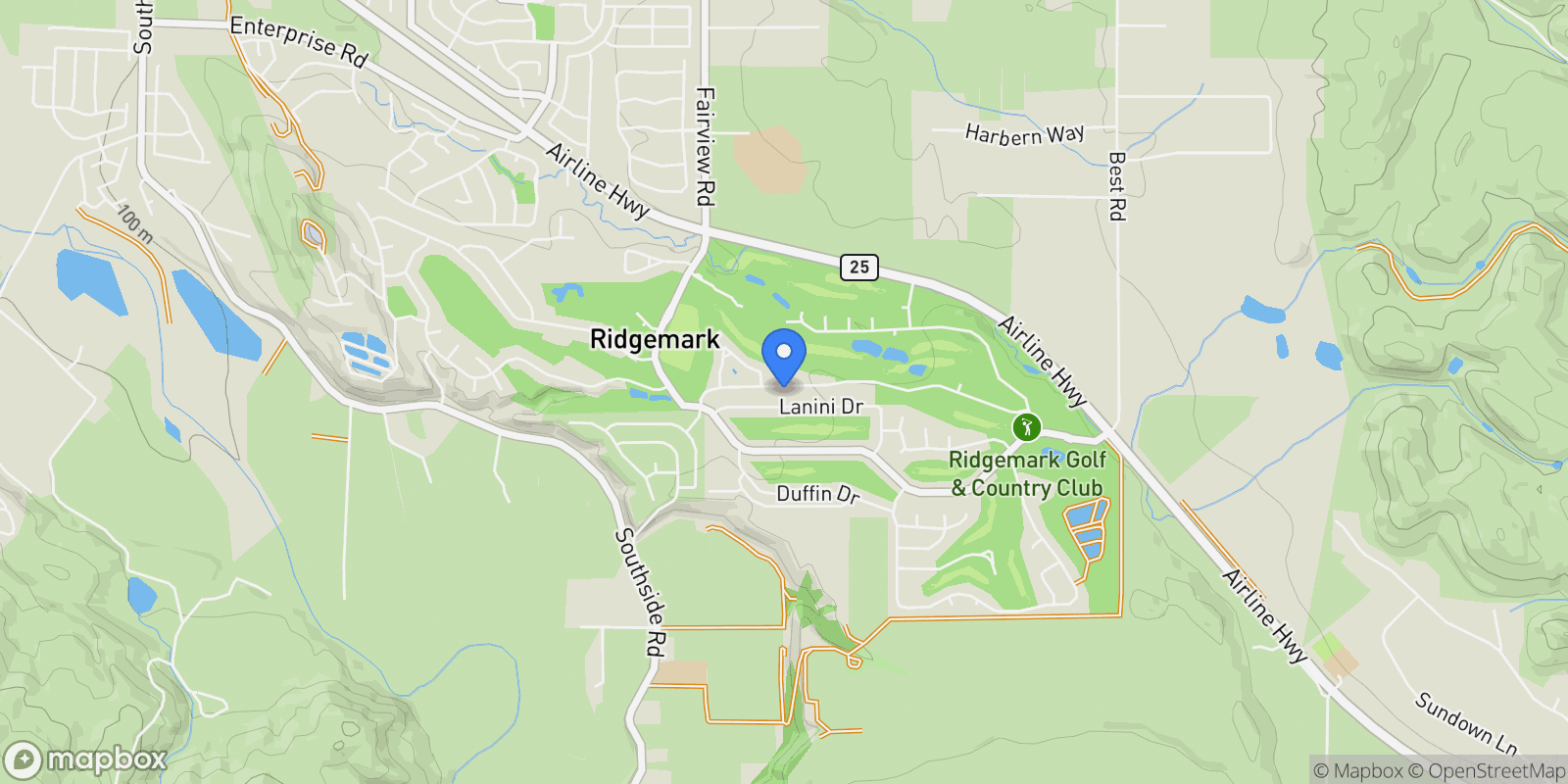 Map showing 725 Ridgemark Drive, Hollister, CA 95023, Hollister, California, United States.