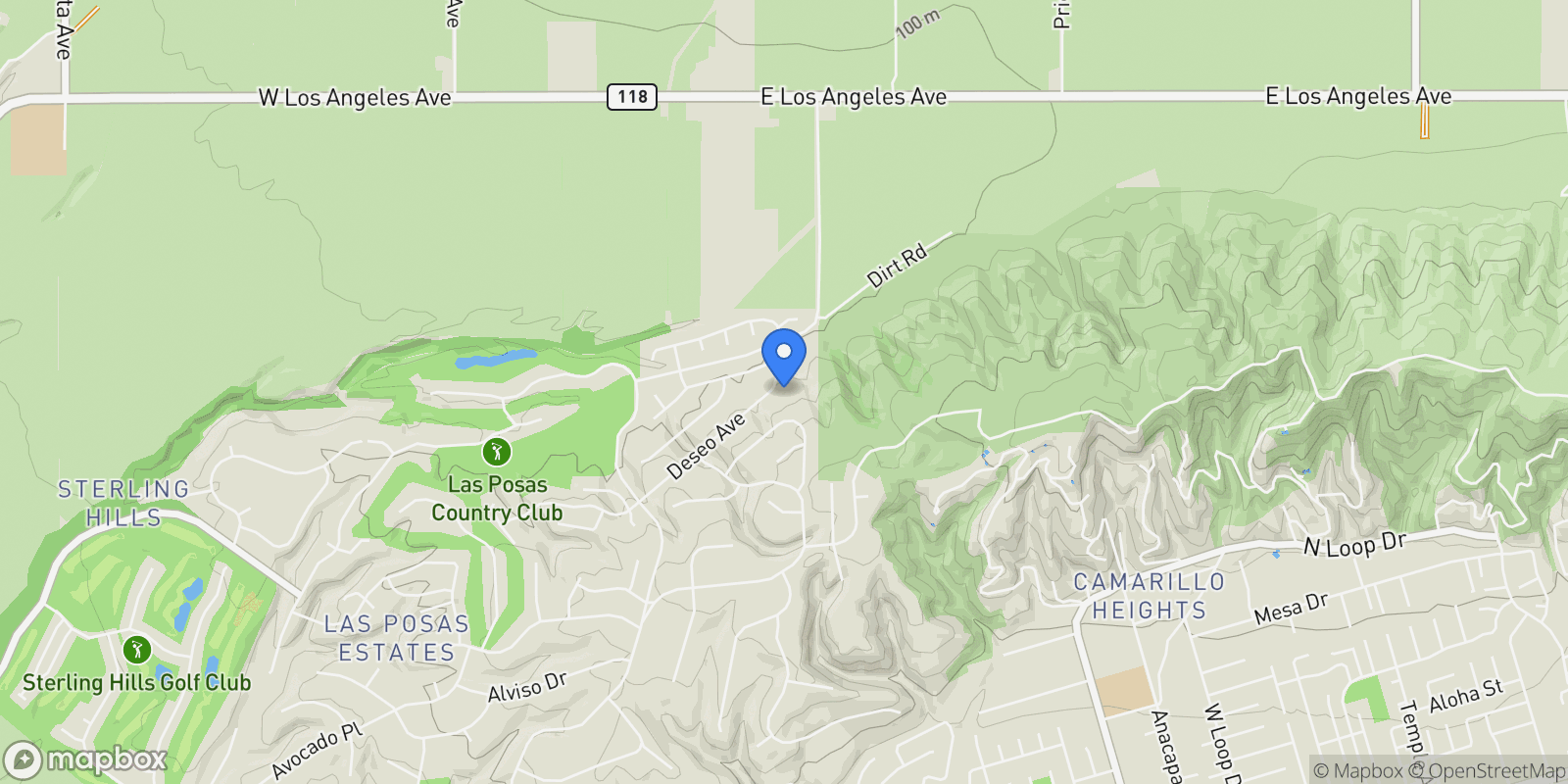 Map showing 1074 Deseo Avenue, Camarillo, CA 93010, Camarillo, California, United States.