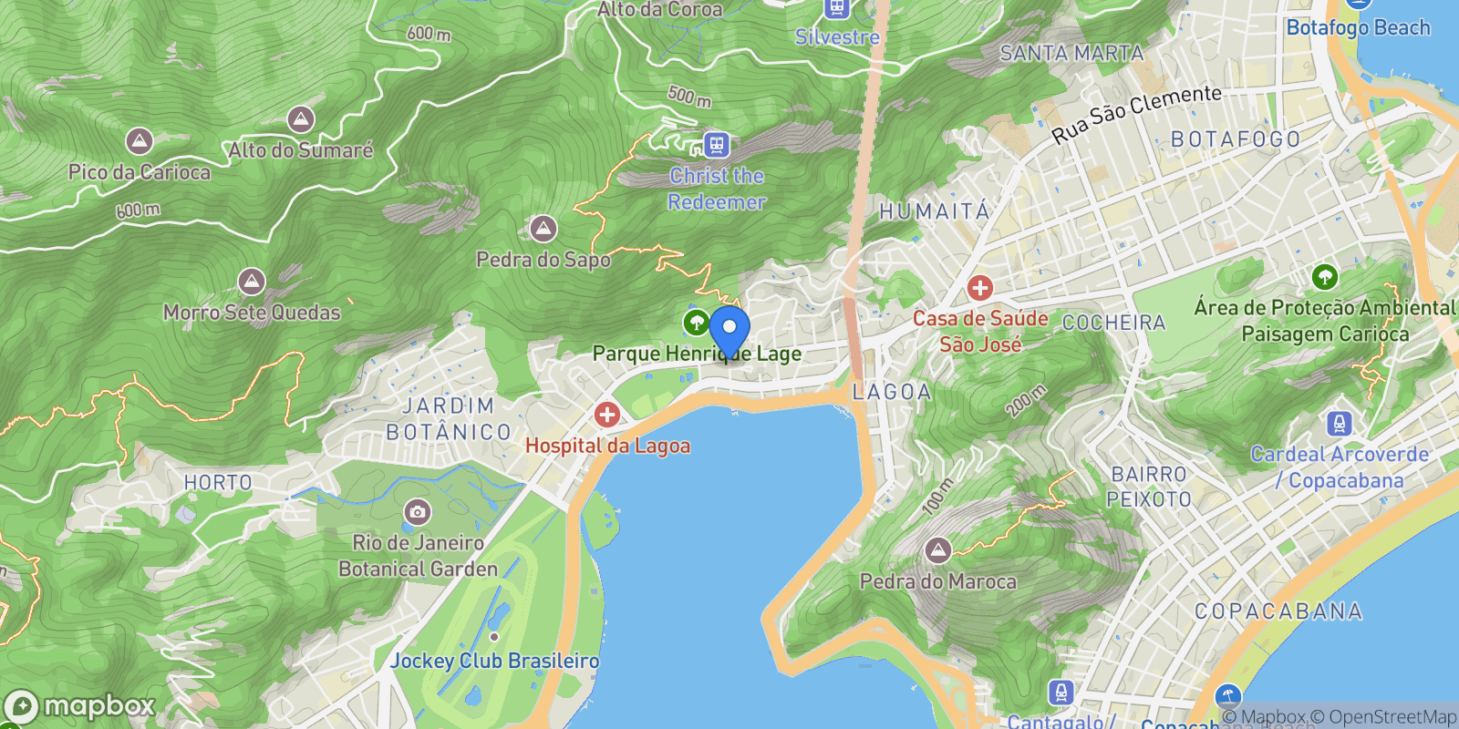 Map showing General Tasso Fragoso 33, RJ, Rio de Janeiro, State of Rio de Janeiro, Brazil.
