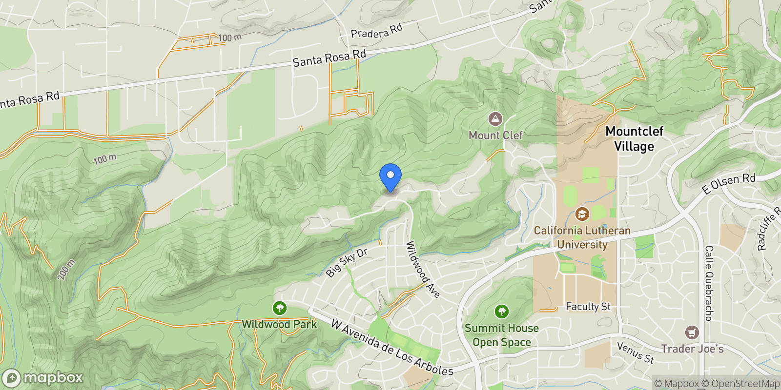 Map showing 751 Wildwood Avenue, Thousand Oaks, CA 91360, Thousand Oaks, California, United States.