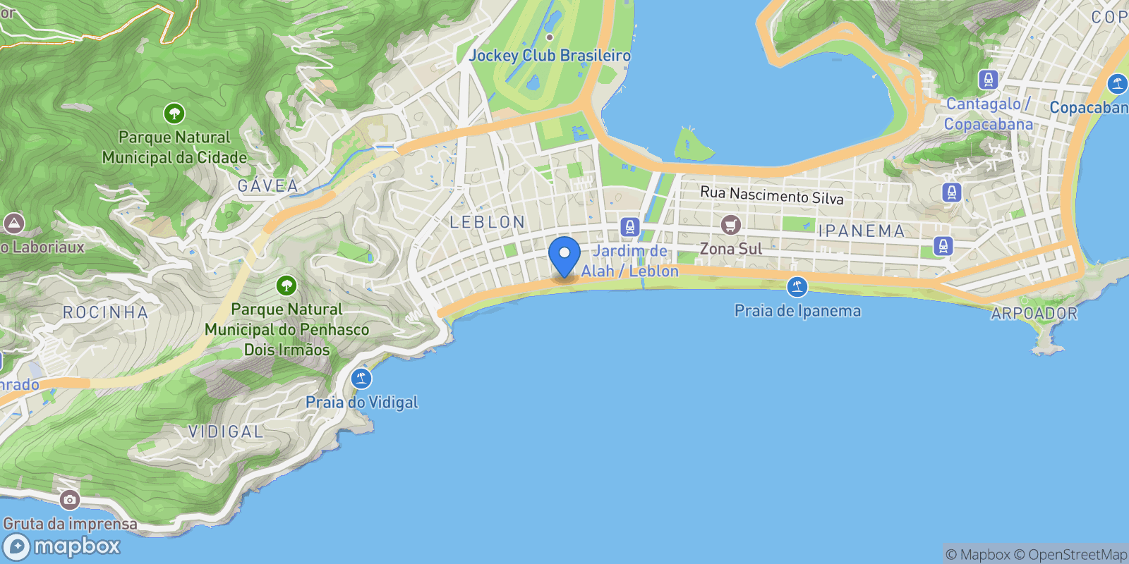 Map showing Delfim Moreira 300, RJ, Rio de Janeiro, State of Rio de Janeiro, Brazil.