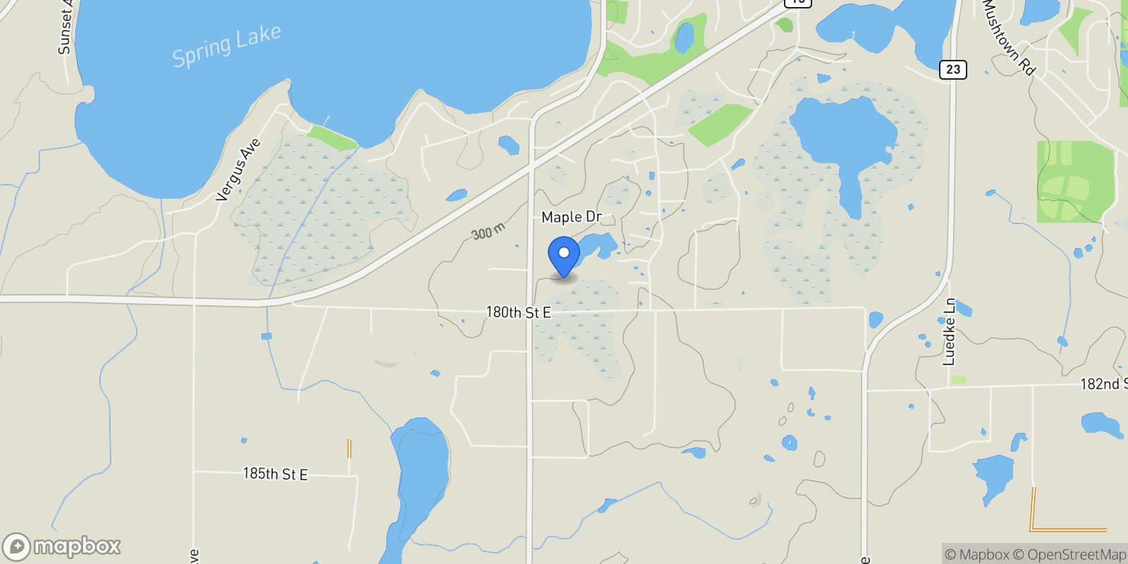 Map showing 3338 Winfield Way SW, Prior Lake, MN 55372, Prior Lake, Minnesota, United States.
