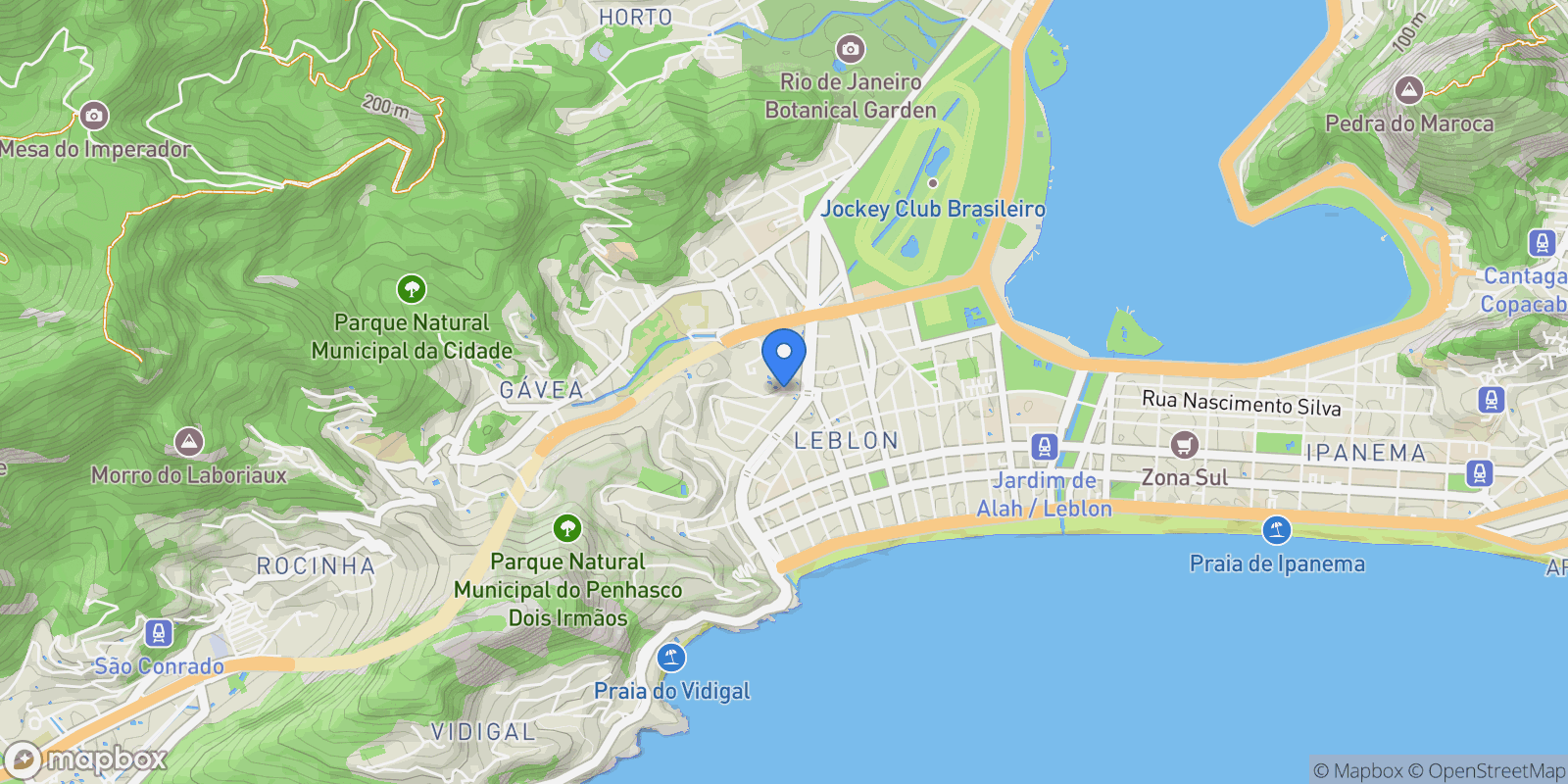 Map showing Embaixador Graça Aranha 261, RJ, Rio de Janeiro, State of Rio de Janeiro, Brazil.