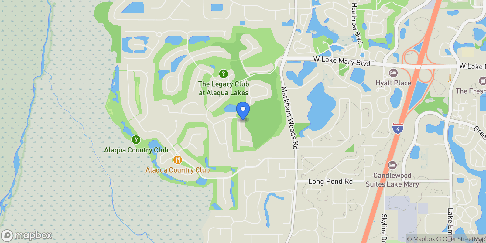 Map showing 3192 Winding Pine Trail, Longwood, FL 32779, Longwood, Florida, United States.