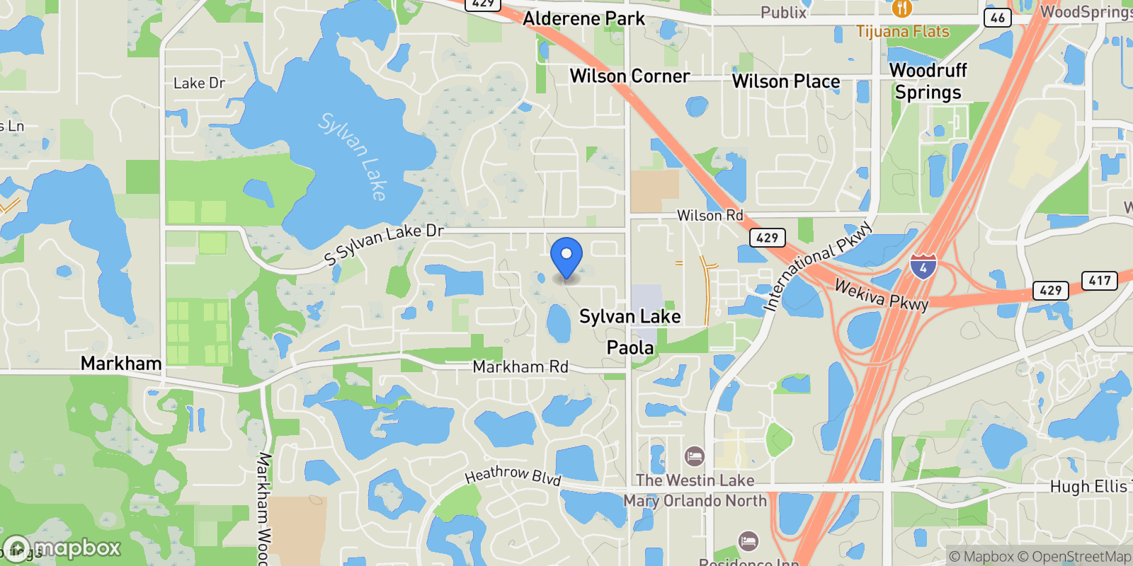 Map showing 1555 Katie Cove, Sanford, FL 32771, Sanford, Florida, United States.