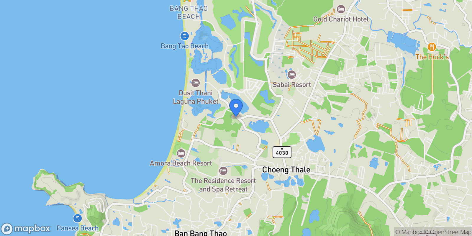 Map showing 111 Soi Cherngtalay 16, Tambon Choeng Thale, Amphoe Thalang, Chang Wat Phuket 83110, Thailand, Choeng Thale, Phuket, Thailand.