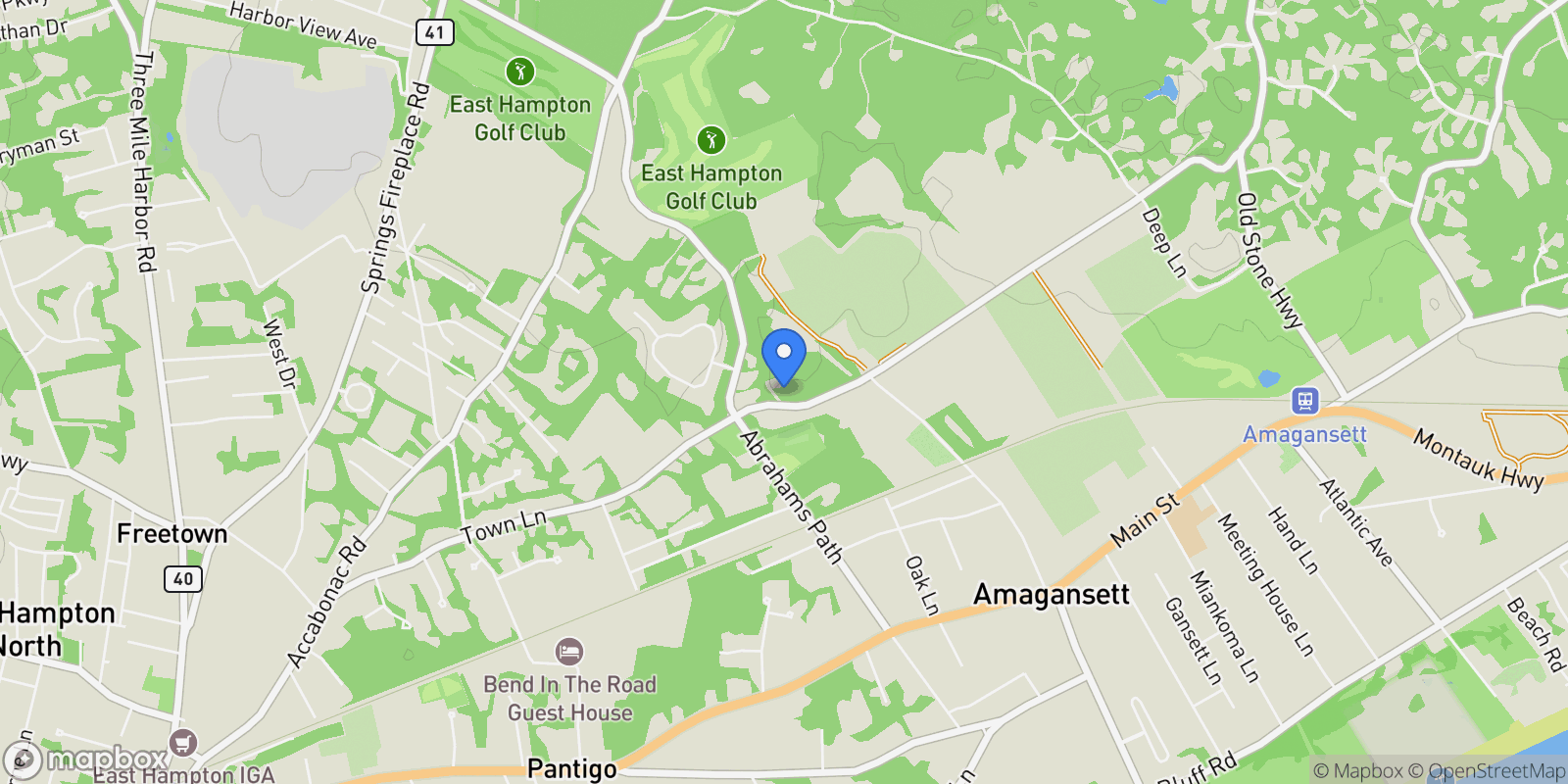 Map showing 251 TOWN LANE , Amagansett, NY 11930, East Hampton, New York, United States.
