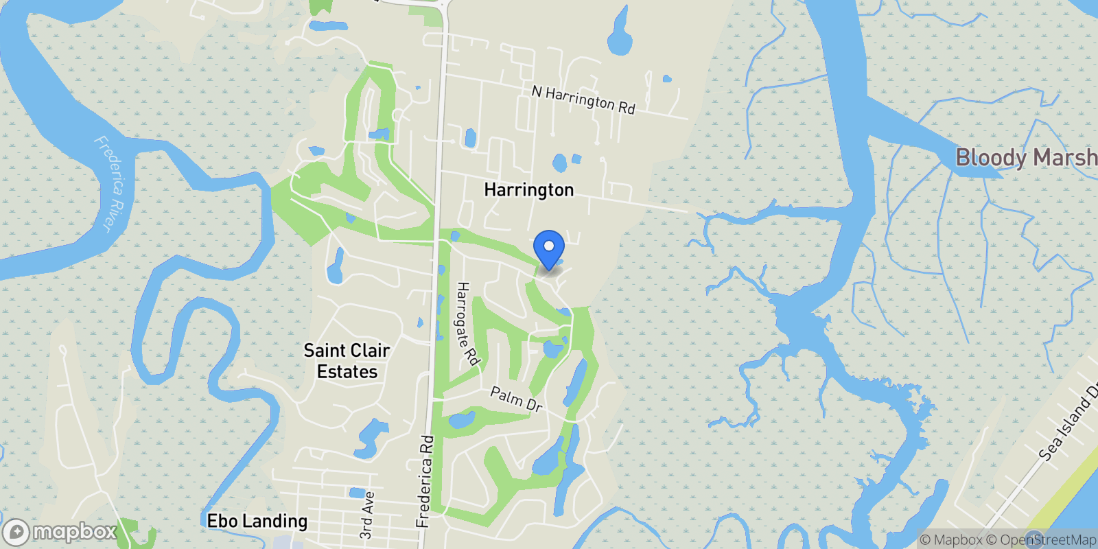 Map showing 669 North Golf Villas, Saint Simons Island, GA 31522, St. Simons, Georgia, United States.