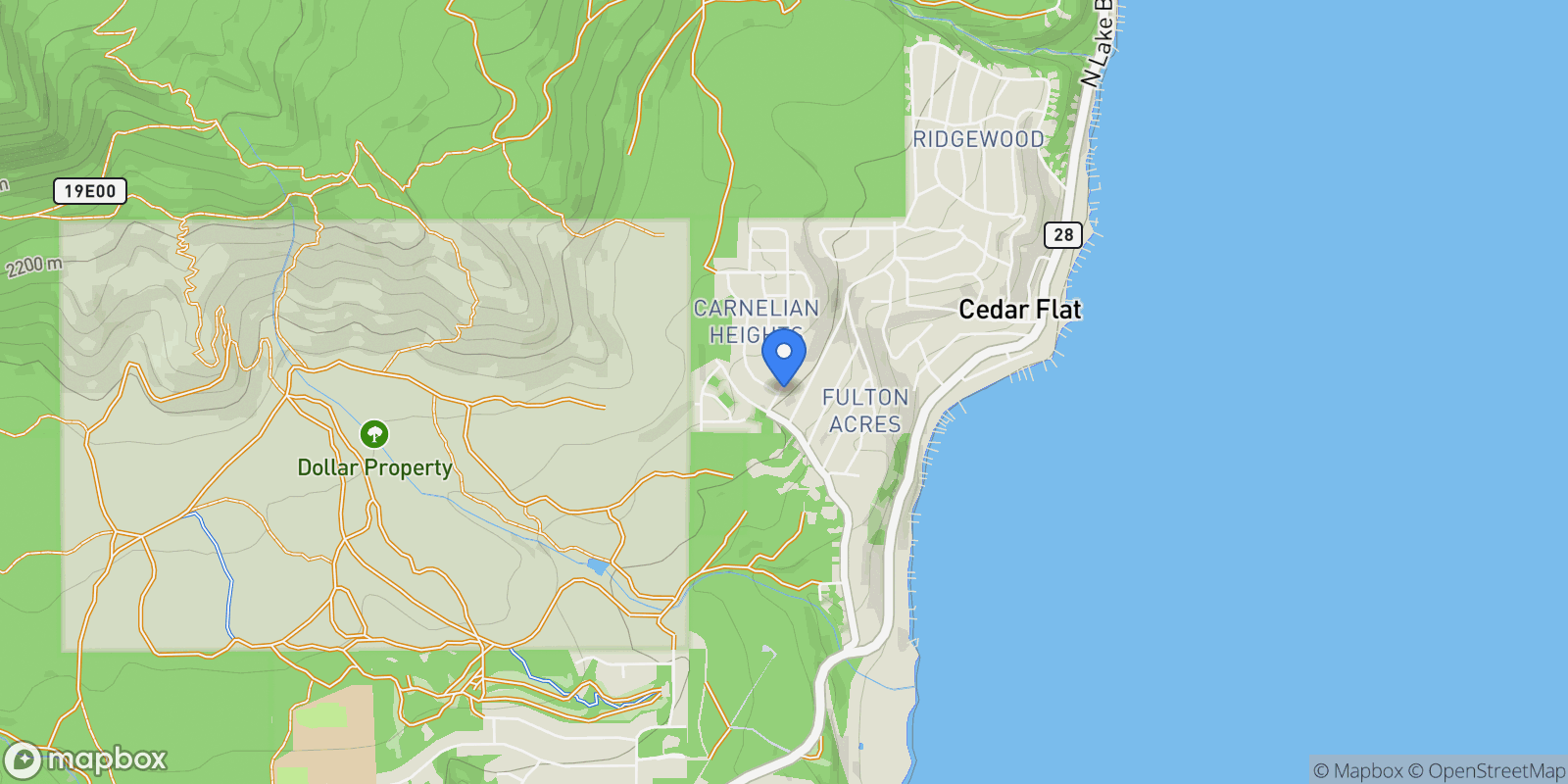 Map showing 3660 Lacrosse Drive, Carnelian Bay, California, United States.
