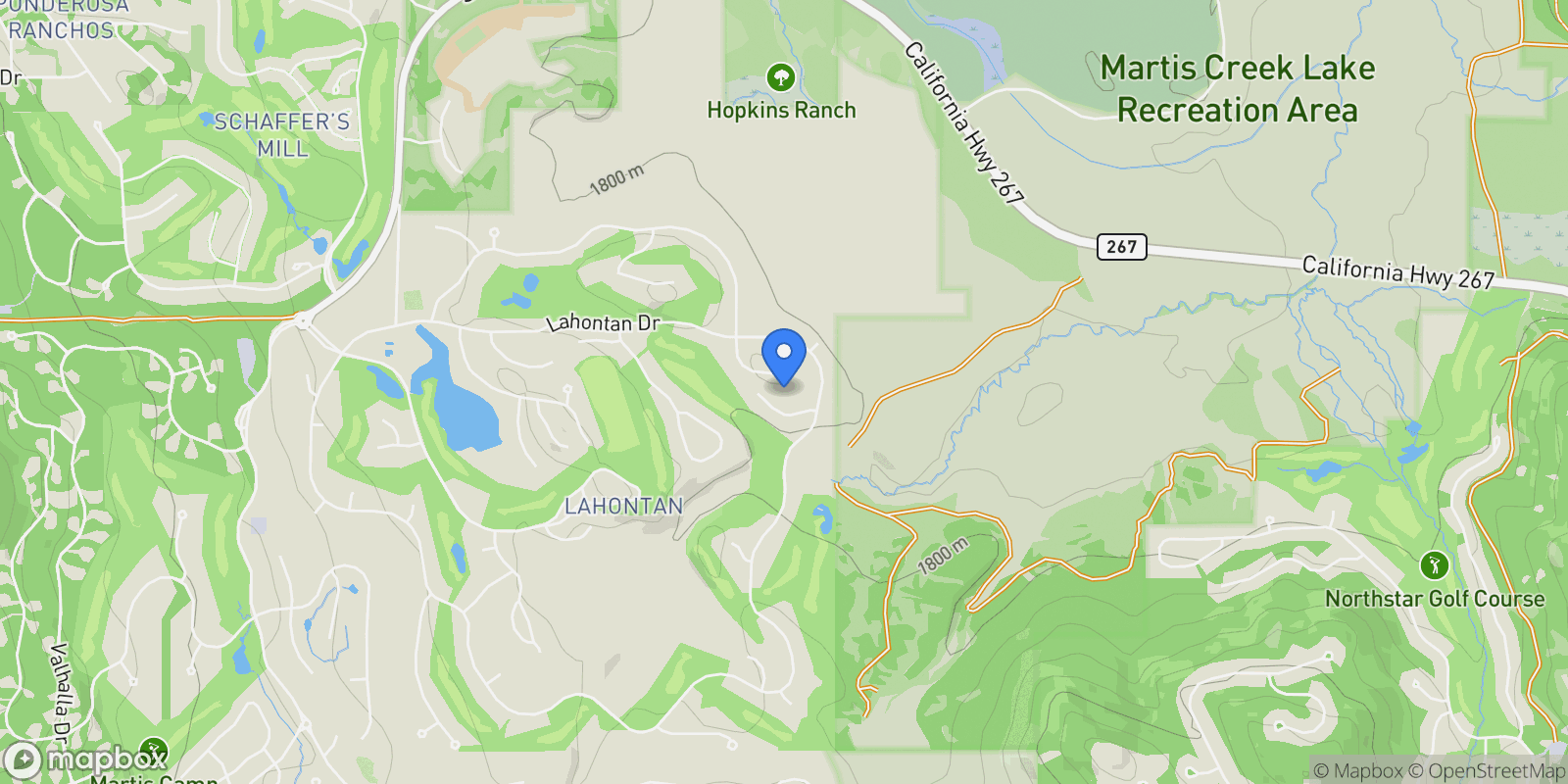 Map showing 260 Laura Knight, Truckee, California, United States.