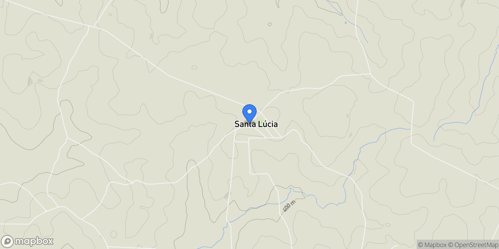 Map showing Santa Lúcia, State of Rio Grande do Sul, Brazil.