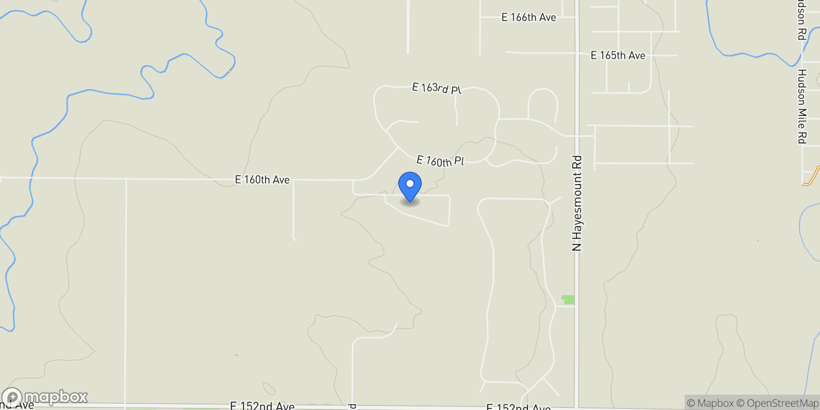 Map showing 28550 E 159th Avenue, Lochbuie, Colorado, United States.