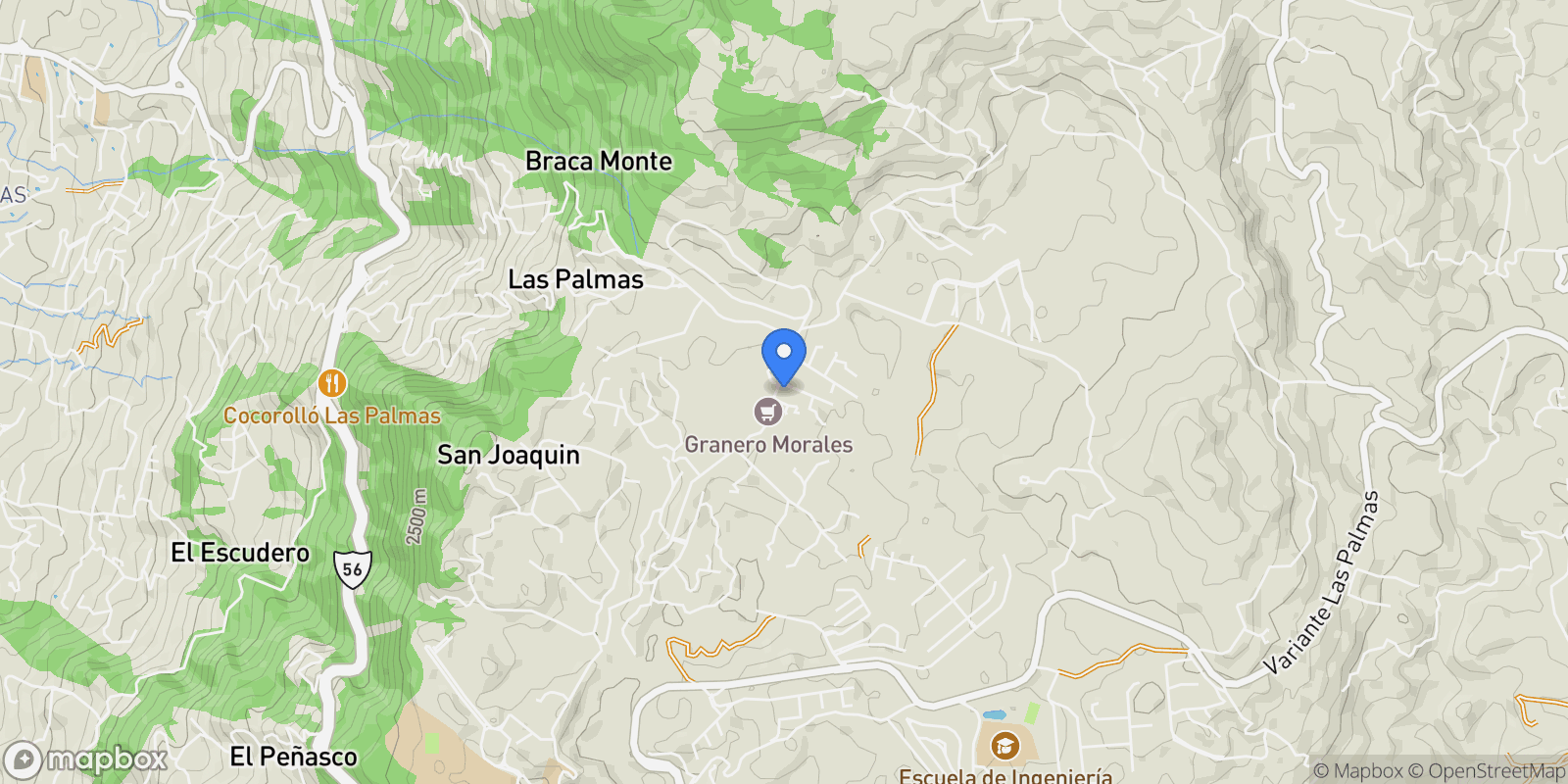 Map showing Envigado KILOMETER 0 # 0, Las Mercedes, Antioquia, Colombia.