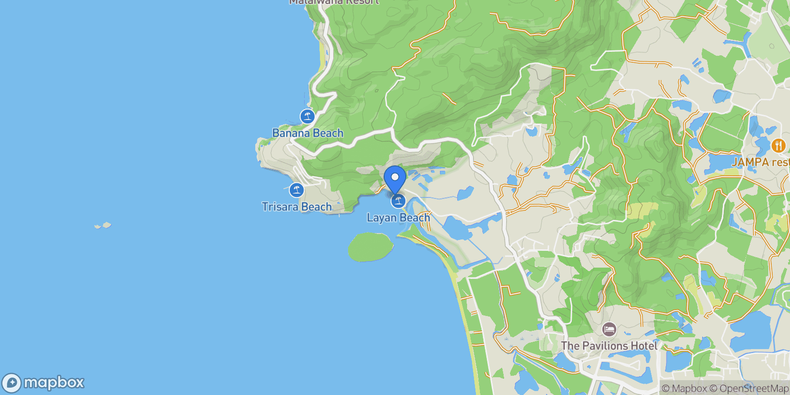 Map showing 27MM+XHH, Choeng Thale, Thailand, Choeng Thale, Phuket, Thailand.